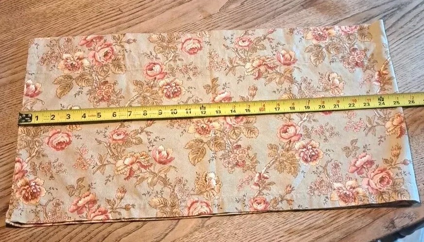 Vintage Handmade Cottagecore Boho Style Rod Pocket Valance – 13.5″ x 50″