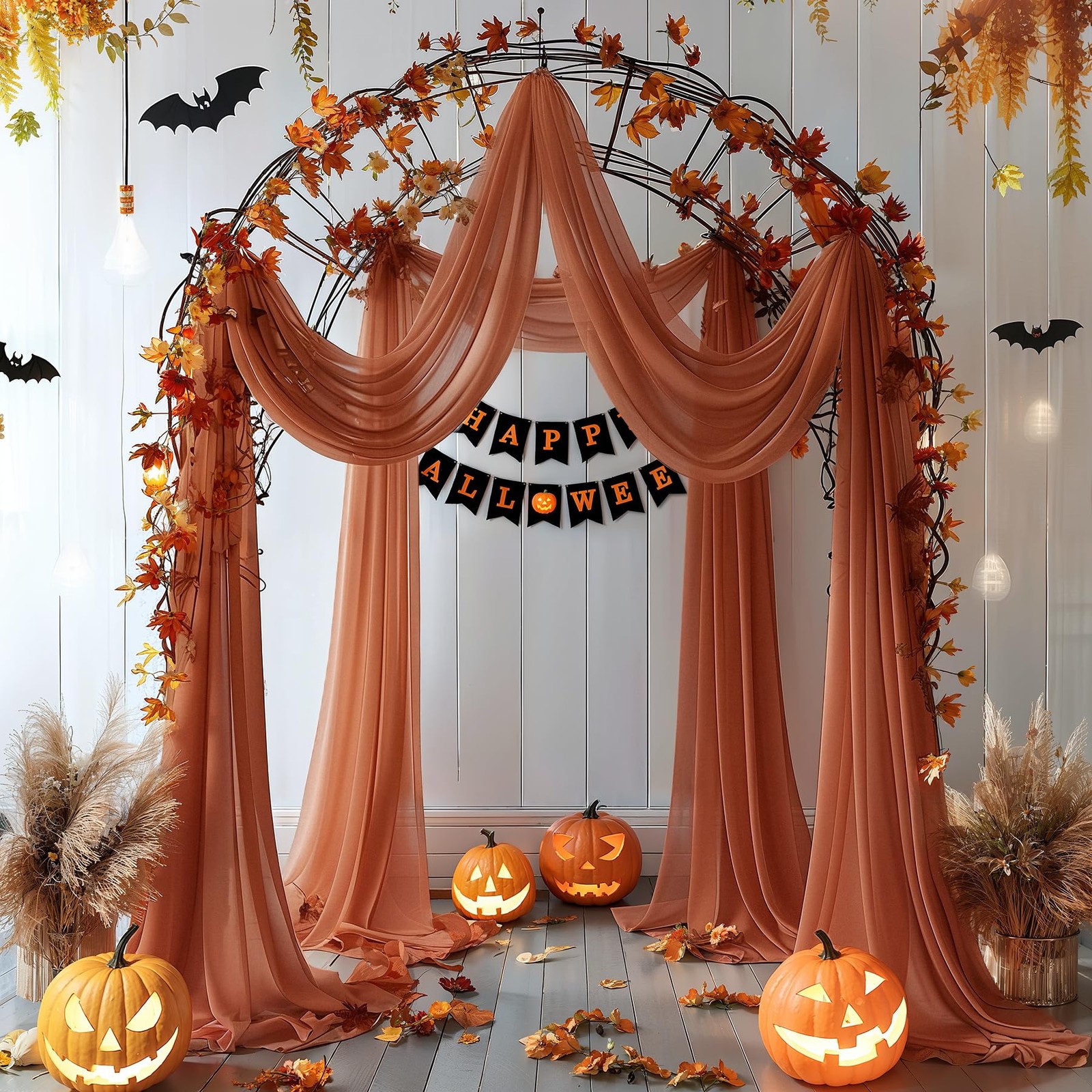 Terracotta Wedding Arch Draping Fabric 1 Panel 30” x 1 Panel,