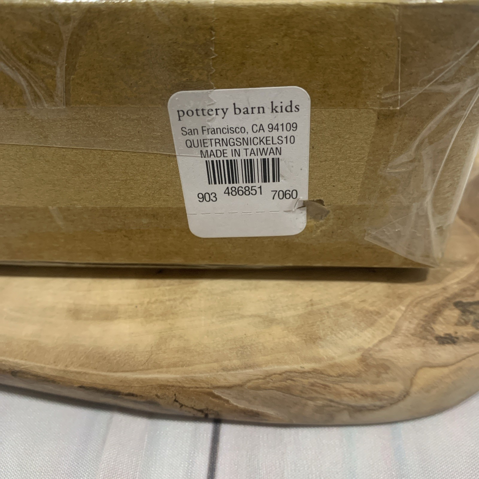 POTTERY BARN KIDS Quiet-Glide Round Curtain Rings Set of 10 Nickel Pewter Color