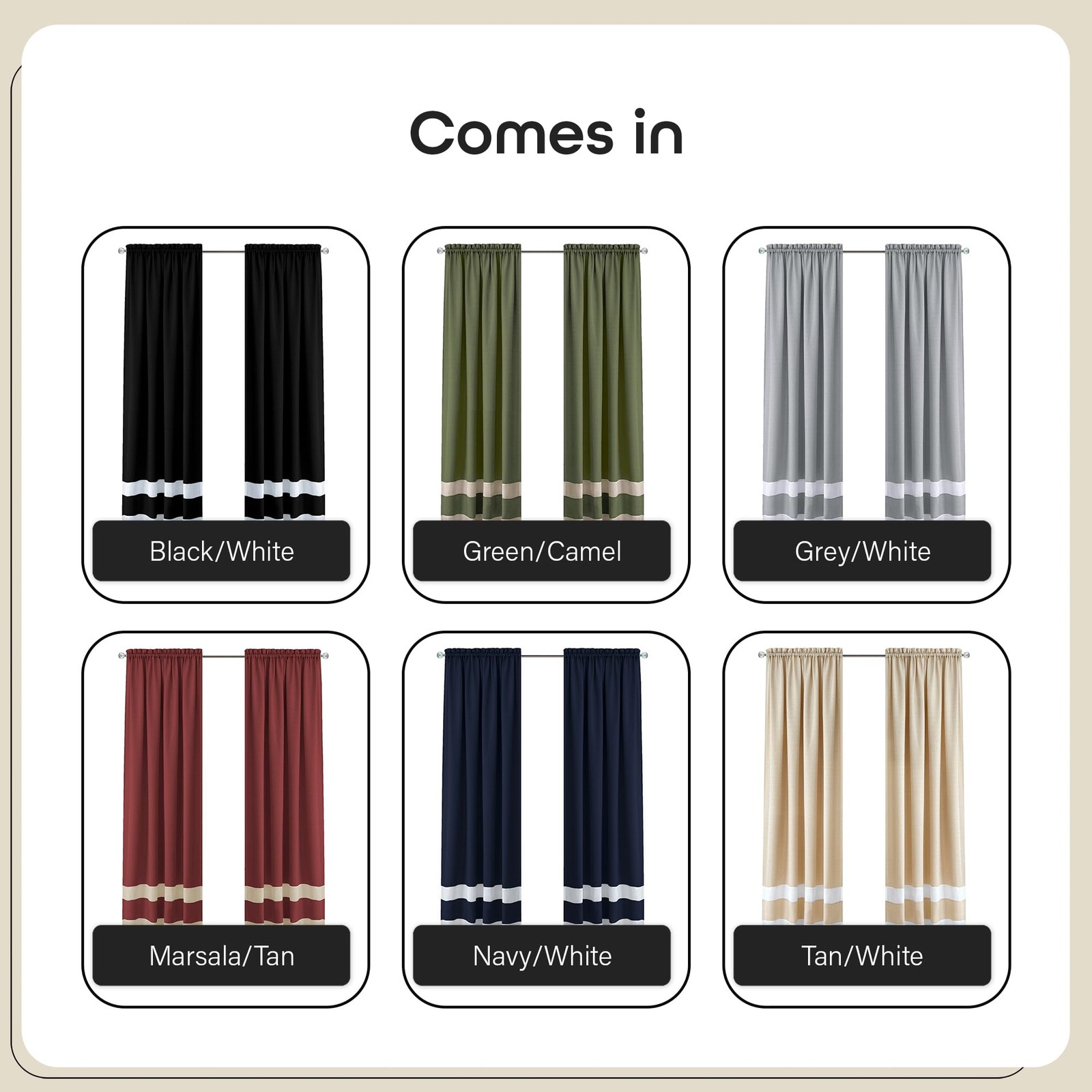 Light Filtering Curtain Panel for Windows – 52 x 84 – Lightweight Rod Pocket …