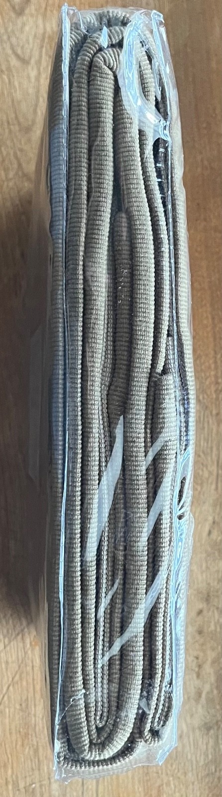 Pottery Barn Harrison Stripe Single Panel Curtain Drape 54 x 84 Tan Brown Cotton