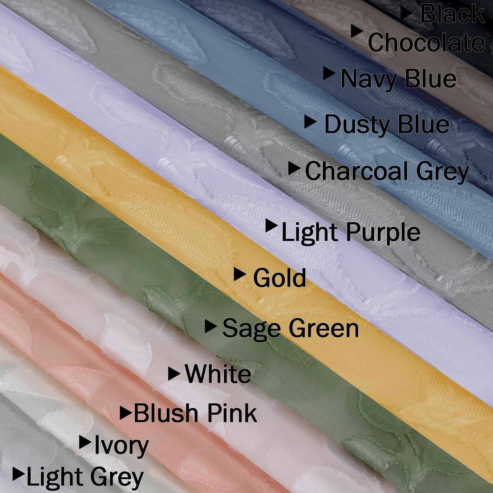 Chyhomenyc White Sheer Curtains 54 Inch Length 42″W x 54″L (Pack of 2),