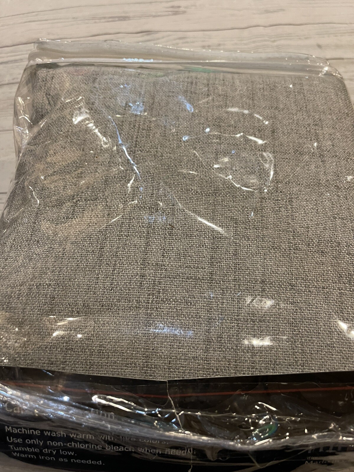 New (Repaired Package) Rose Home Gray Privacy Curtain Room Divider 100 W X 84 L