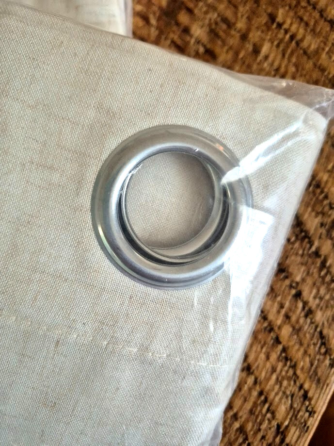 Nicetown Light Filtering Natural Linen Curtain Panels Set of 2 – New In Pack