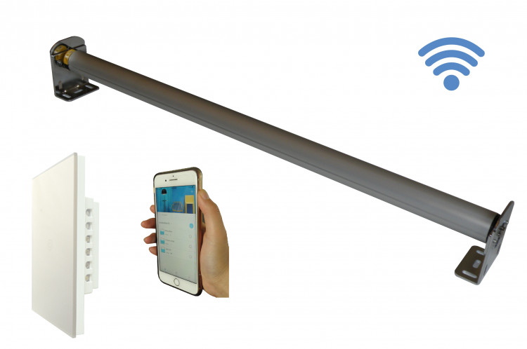 Wi-Fi Smart Control Motorized Electric Shade Blind Kit Work With Alexa Google