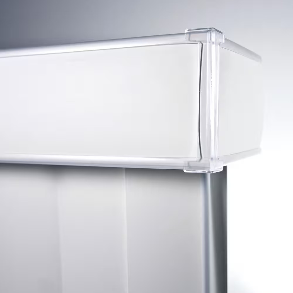 Crown White Cordless Smooth Vertical Louvers (9 Pack) – 3.5 In. W X 84 In. L (Ac