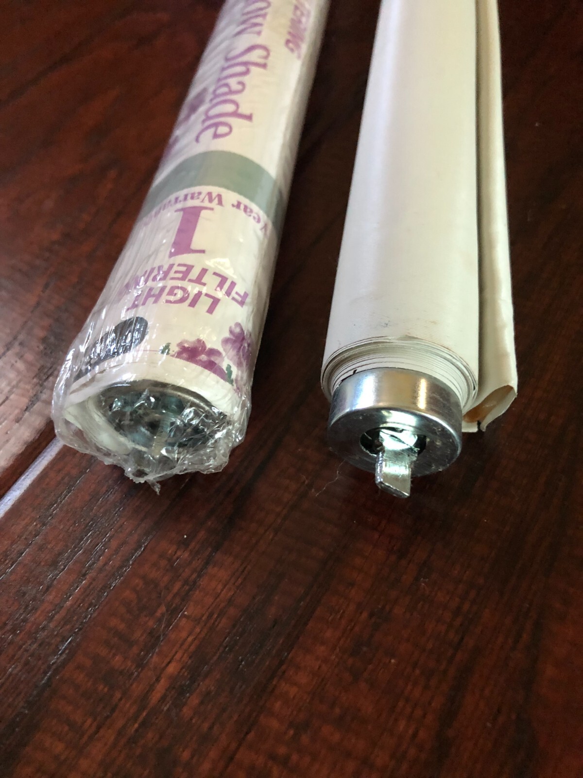 Set of 2 Window Shades Vinyl -1 New 22-37 in wide by 60 long, 2 Used 31×60 in