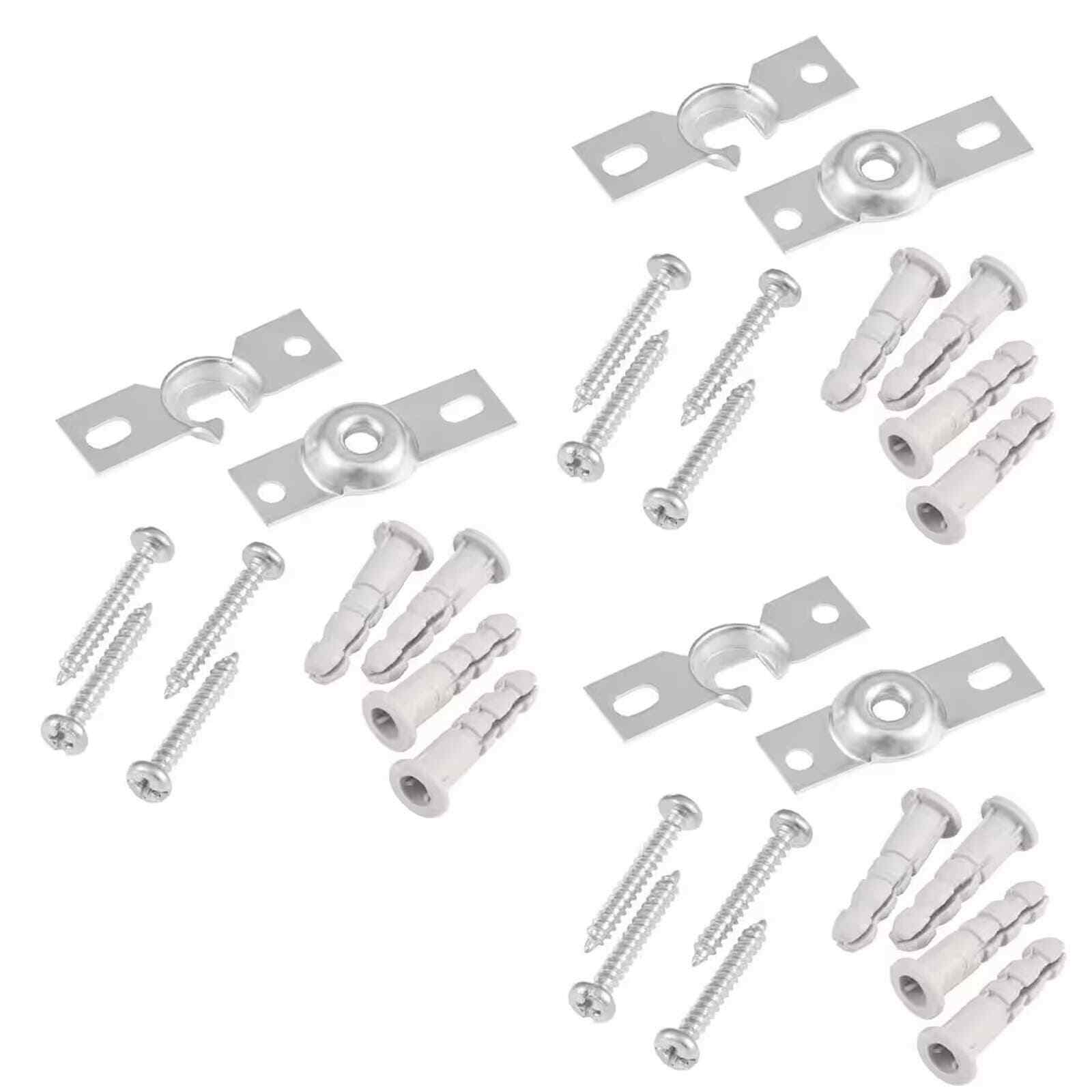 3 Packages- Universal Inside Mount Roller Shade Brackets, NIP, 1007 478 433