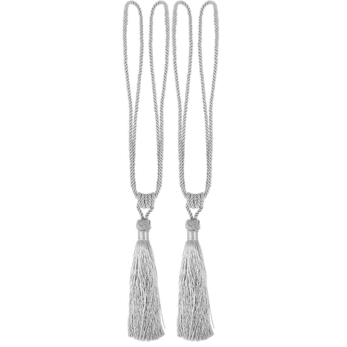 2/4pcs Curtain Holdbacks Rope Tie Backs Durable Tassel Tiebacks Window Decor
