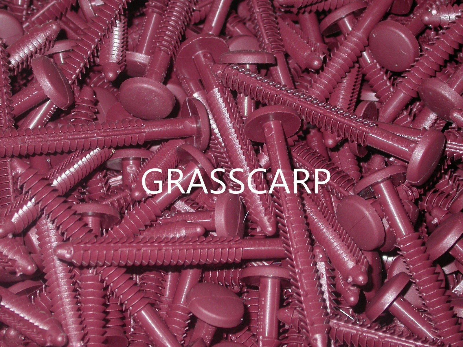 (6-150 pcs) Bordeaux / Bulk/Vinyl Shutter-Lok Fasteners/Spike/Nail/Peg/PIN