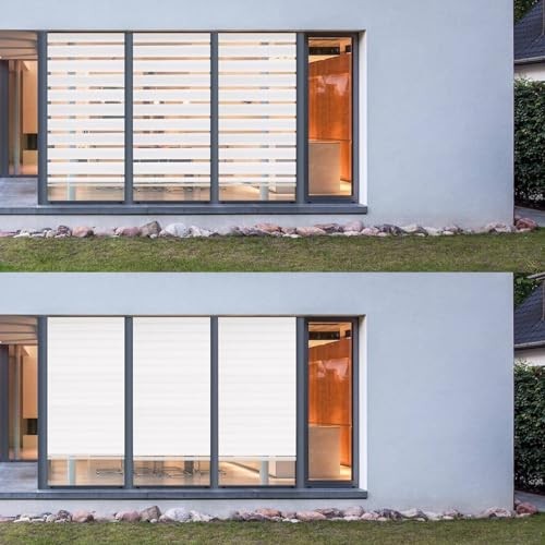 Roller Shades Zebra Blinds for Indoor Windows Cordless Day 28″W x 72″H Beige