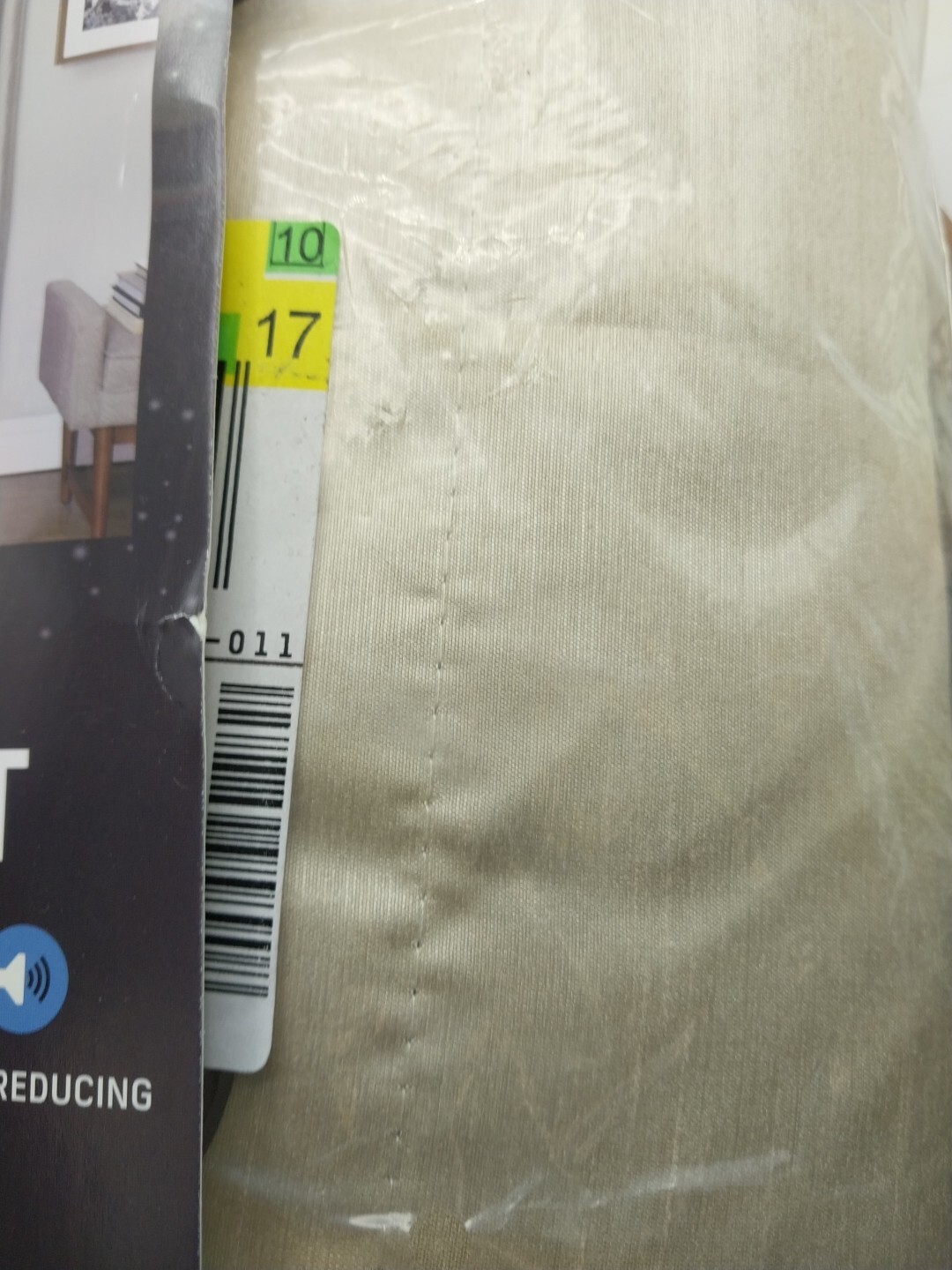 Max 100 Blackout Panel Curtain Grommet with Thermal Lining 50in x 120in Ivory…
