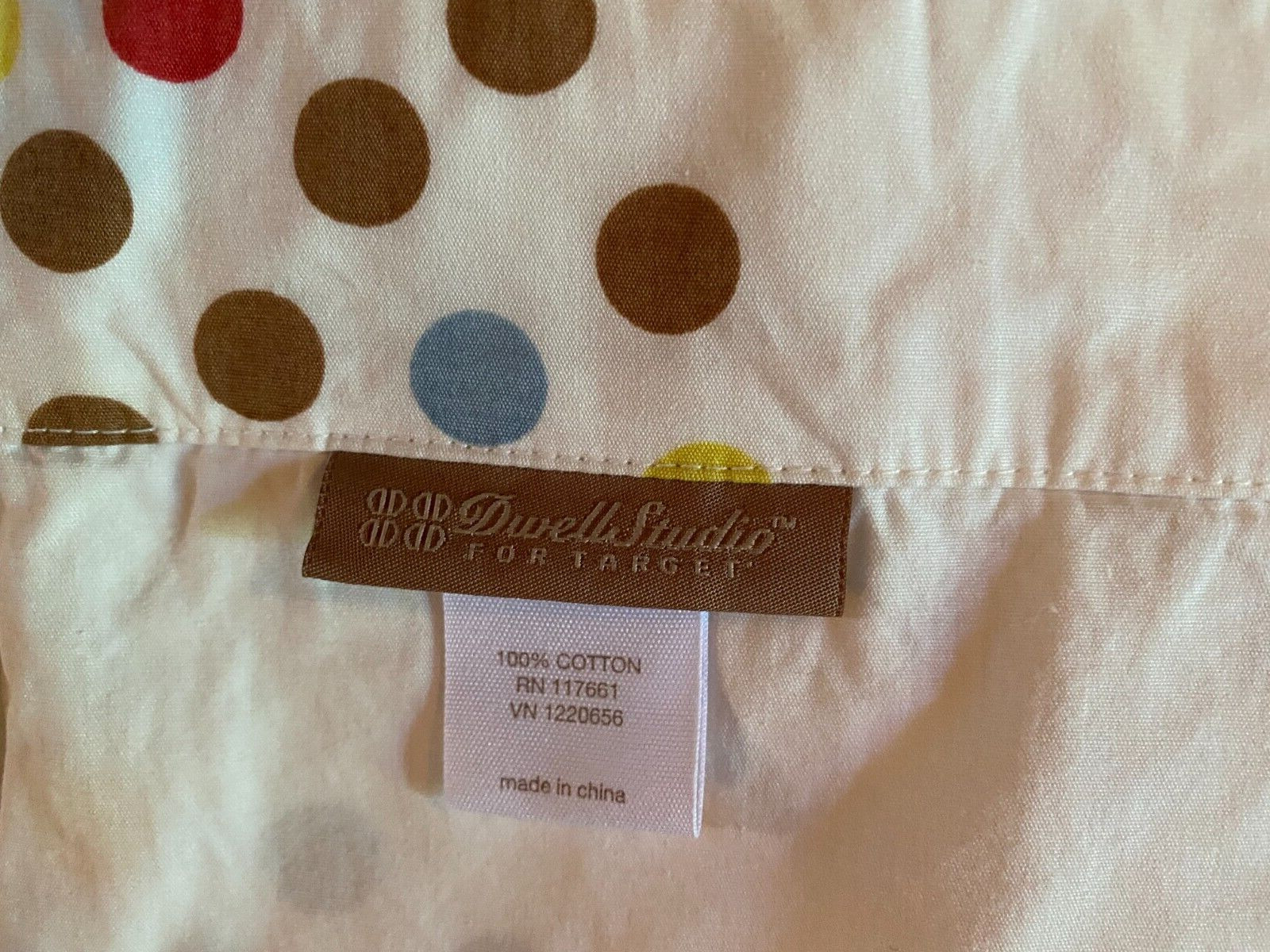 Dwell Studio Rod Pocket Curtains 62″L 45″ W Polka Dot Set