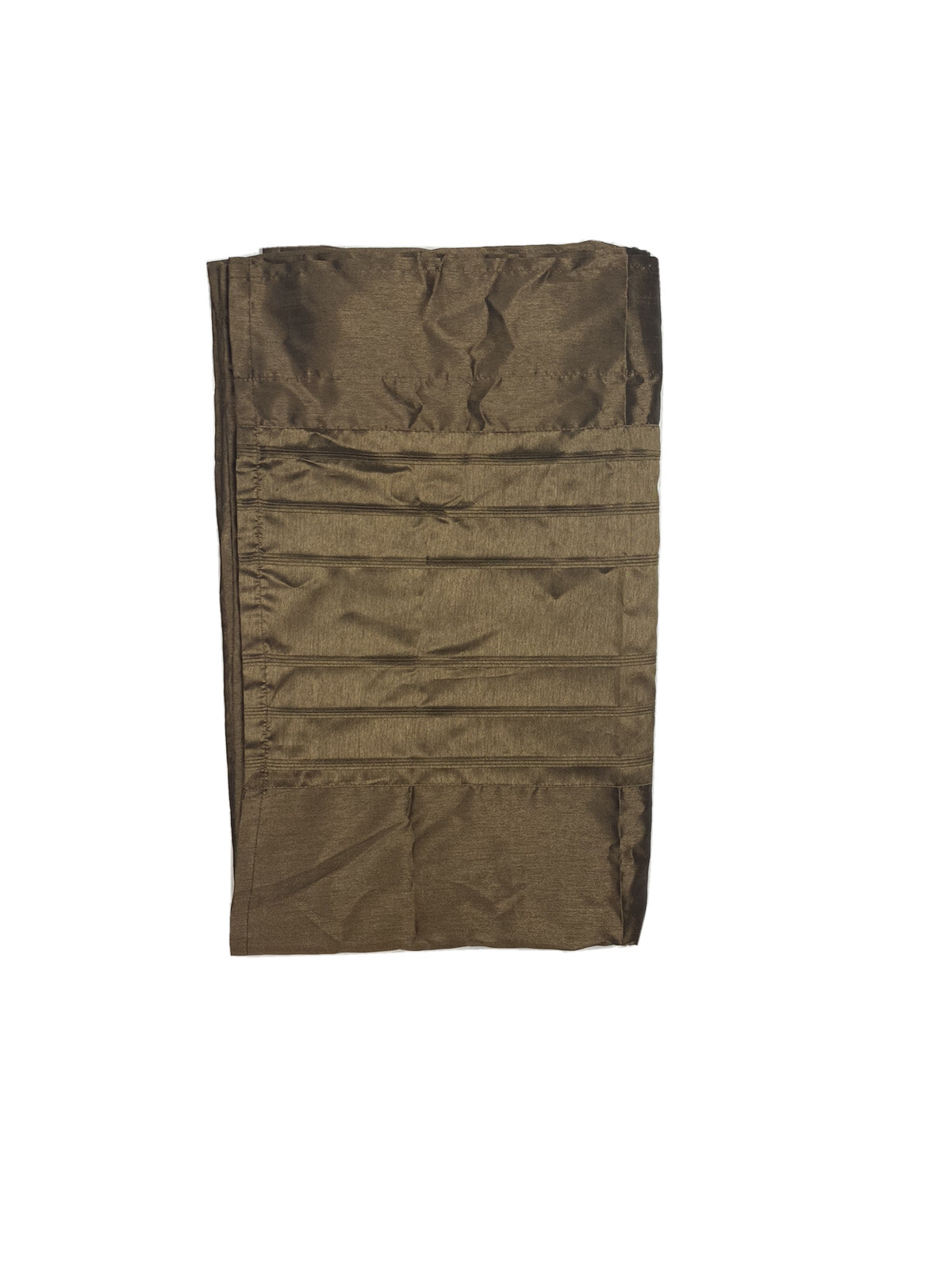 1 Single Brown High End Curtain Panel 94 Faux Silk Drape Chocolate Dark Long