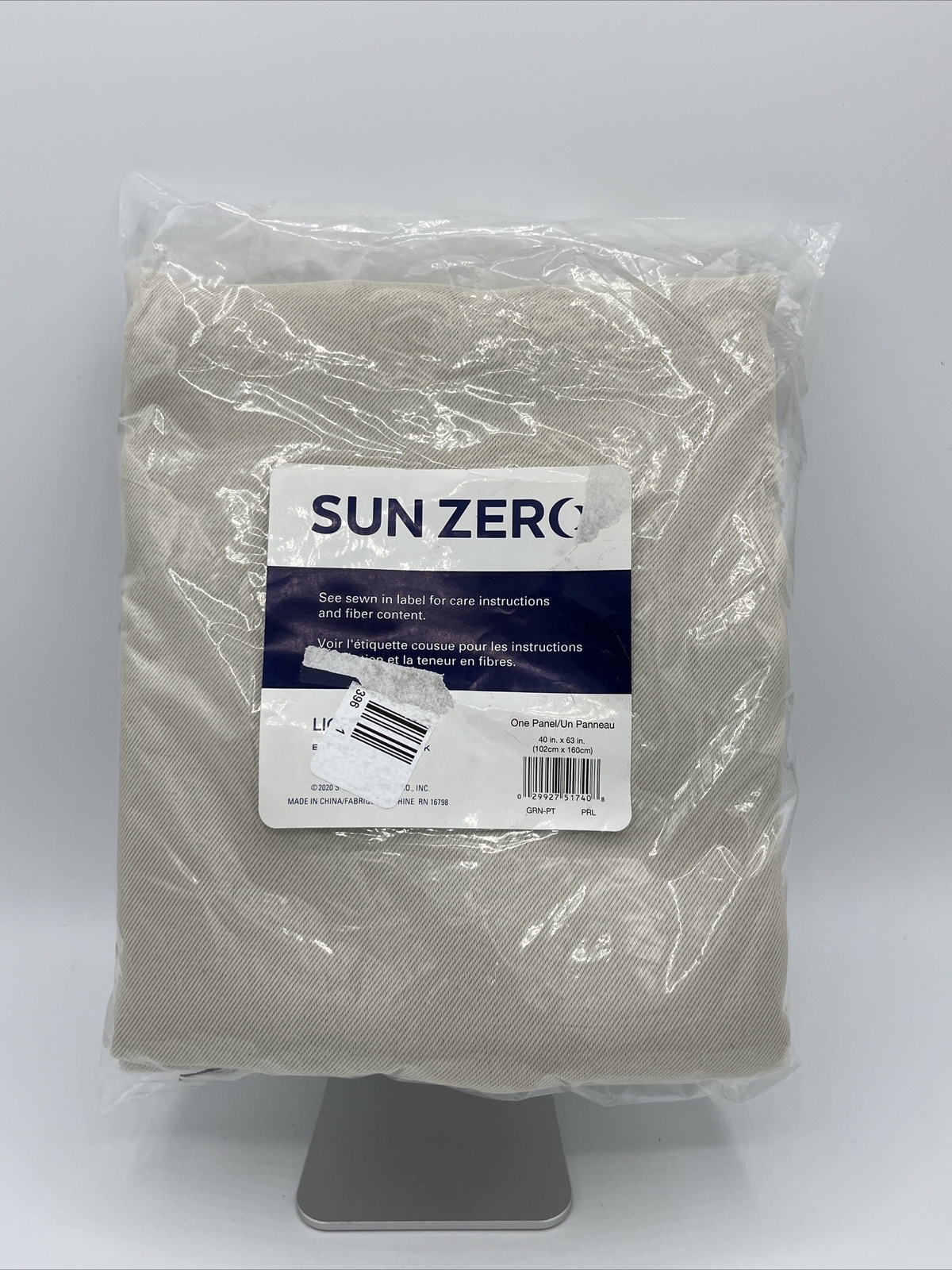 Sun Zero Room Darkening Curtain- One Panel-40×63 Color PRL Free Ship