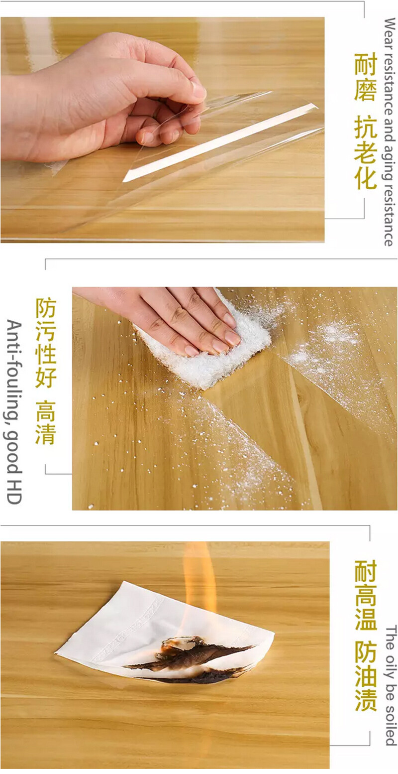 Clear Safety Film Building Home Table Glass Window Protection Anti-scratch Foils