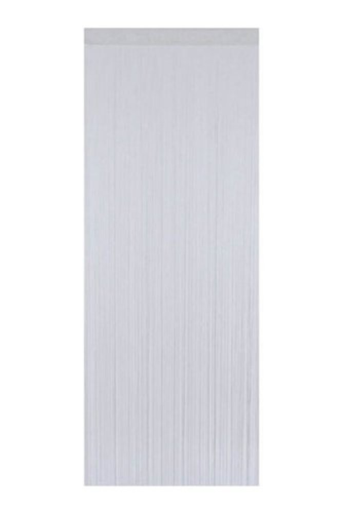 narumikk Noren Curtain with Glitter String Screen, Silver, 210cm Long, 19-821