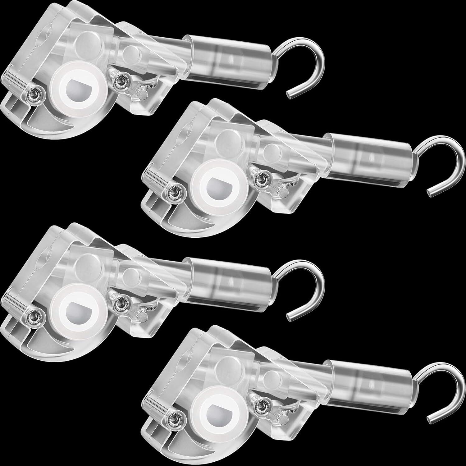 4 Pieces Blind Wand Tilt Control Wand Tilter for 1 Inch Mini Blind Head Rail Bli
