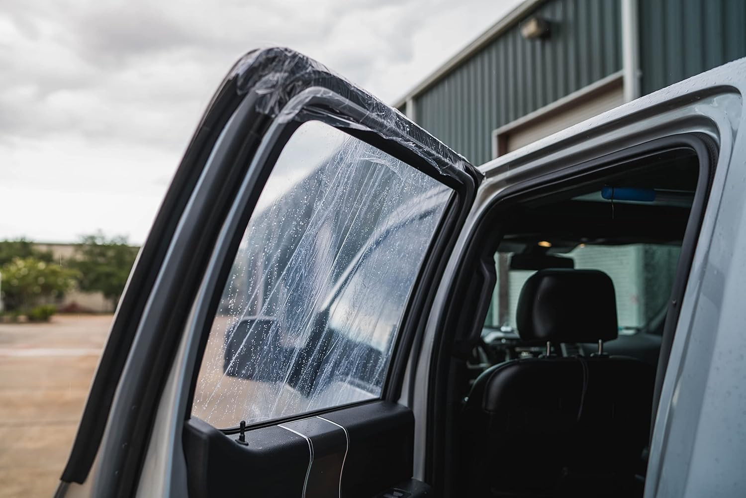 Window Plastic Barrier Film – 2 Pack of 12 Feet XL Roll of Plastic for Windows –