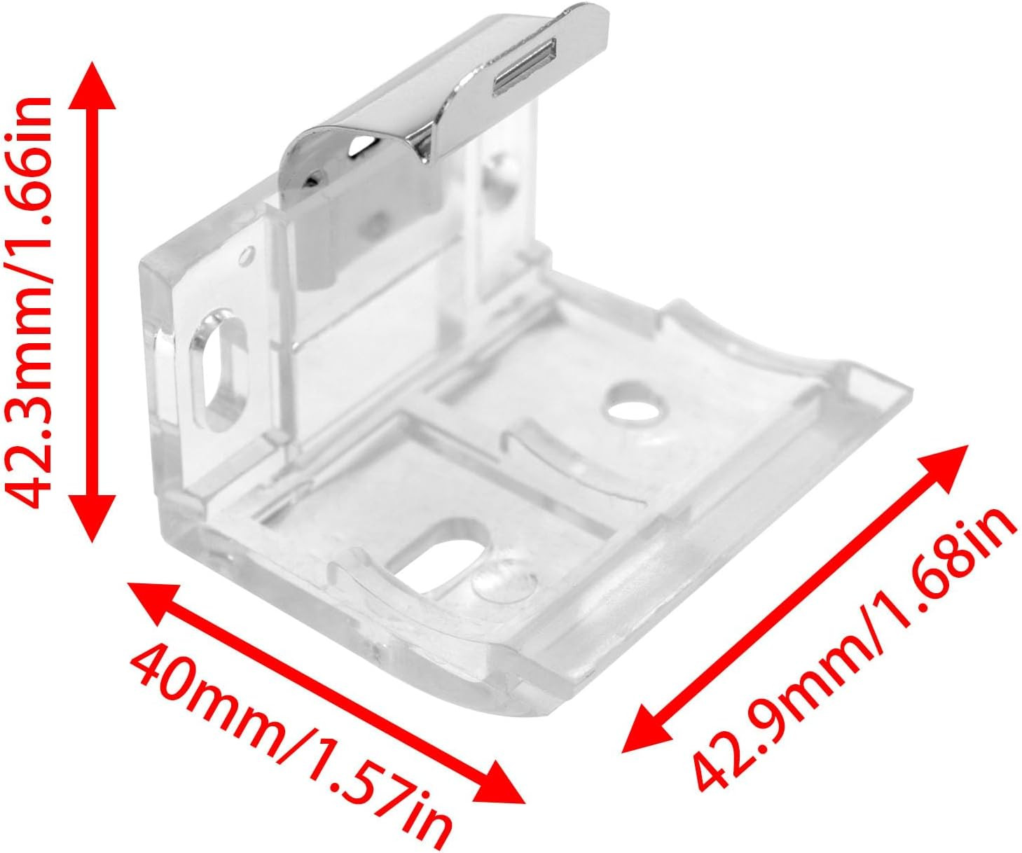 Lovelysp Cordless Shade Mounting Bracket Mounting Bracket with Metal Clip with M