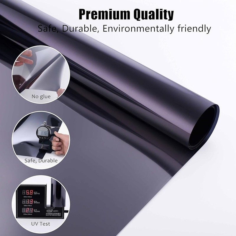 Heat Control Window Film UV Protection Anti Glare Energy Saving Privacy New