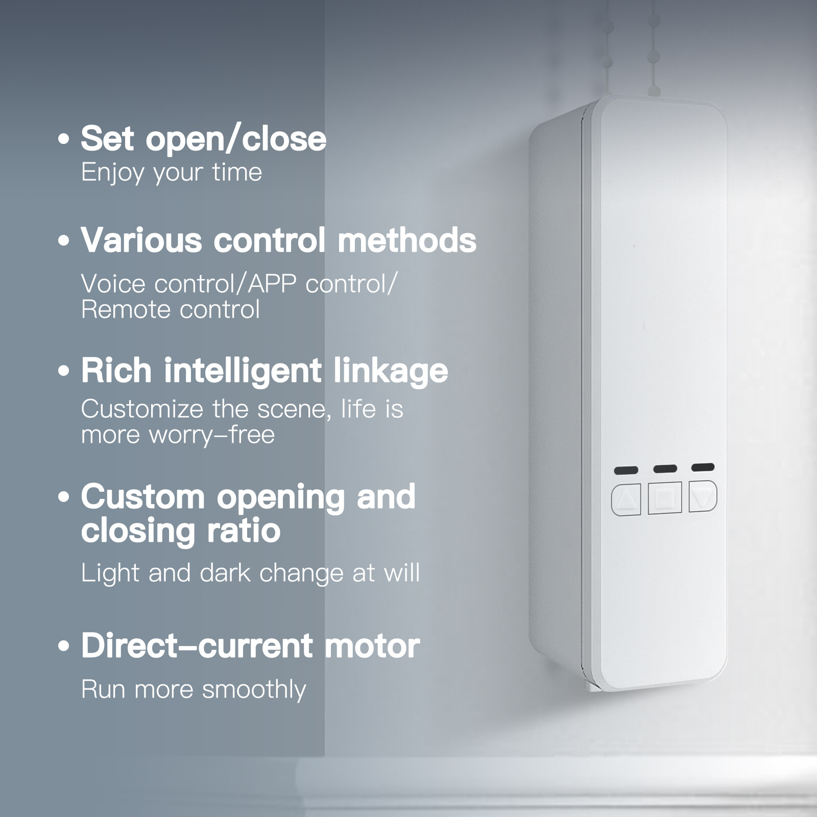 MOES WiFi Smart Curtain Motor Roller Blinds Shutter Drive Remote Alexa Google
