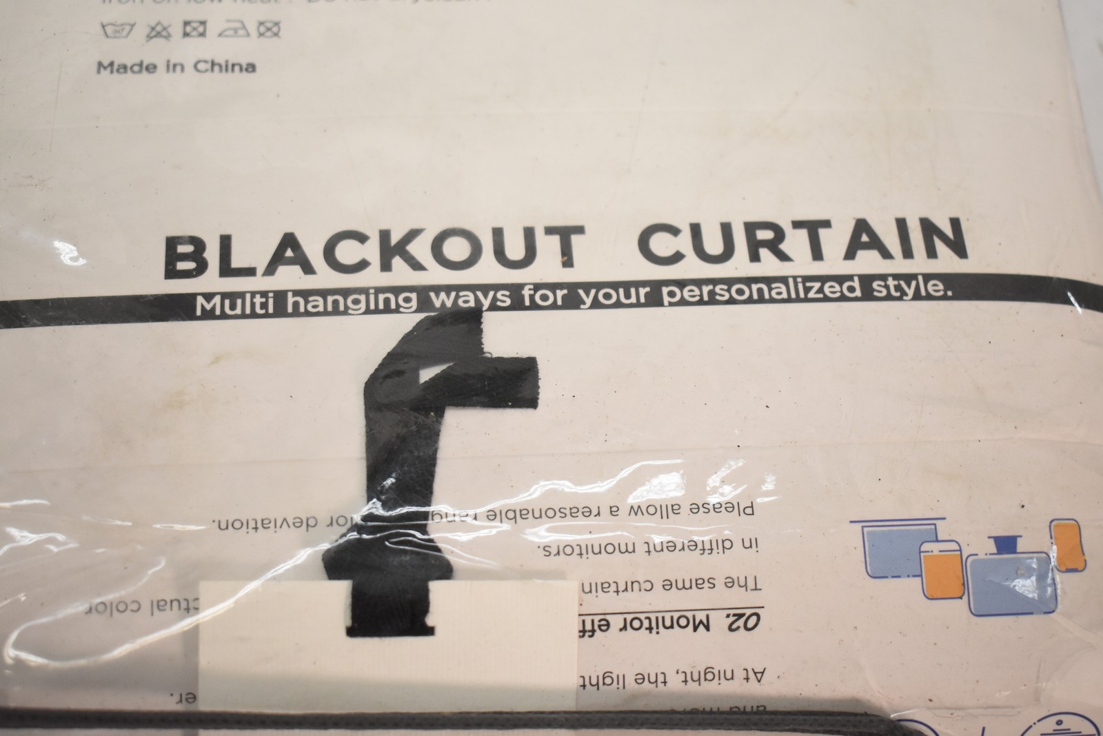 Blackout Shield Curtain Panel 50×96 Beige Blackout Thermal Noise Reducing