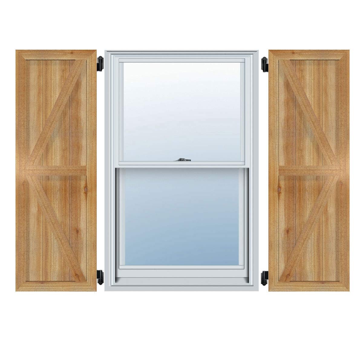 Ekena Millwork RBF06Z11X018RWR TimberCraft Two 5 3/8 Boards Framed Board-n-Batte