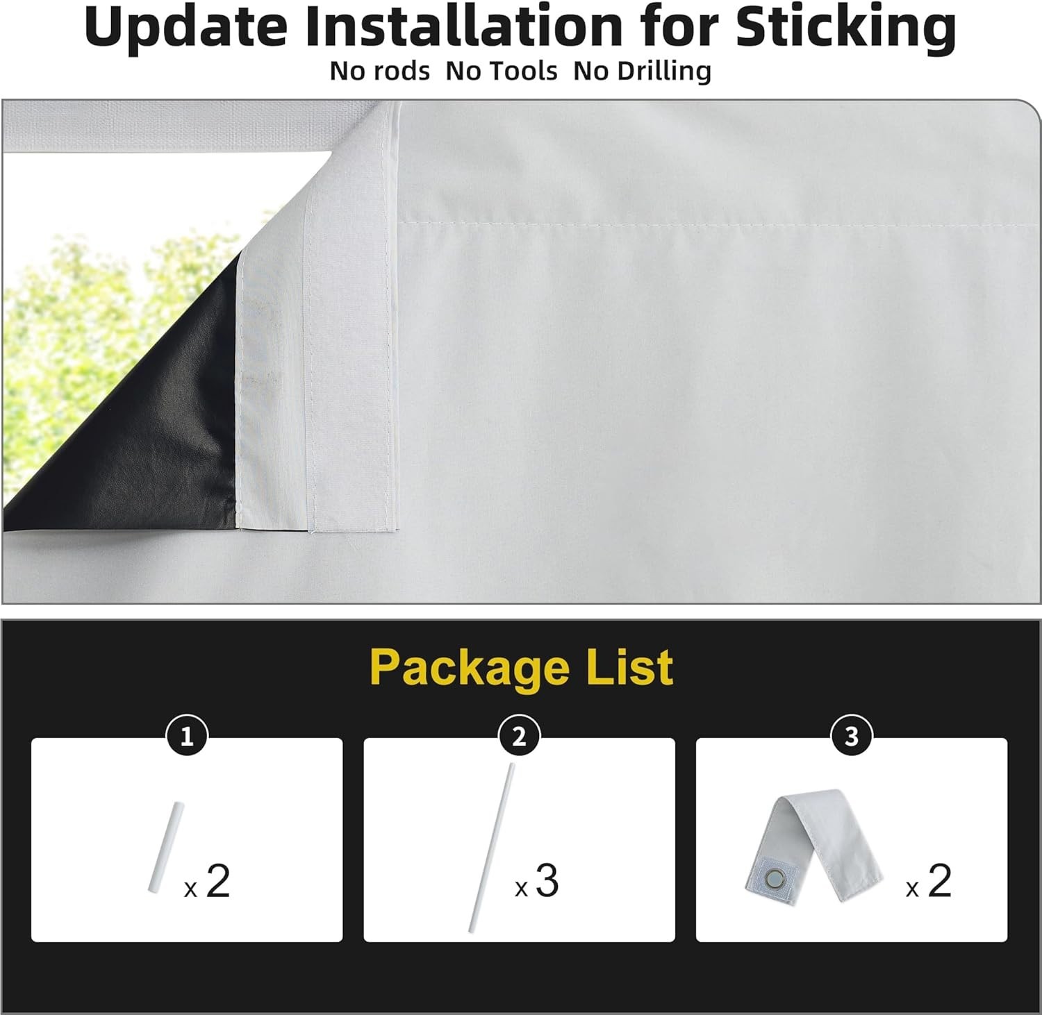 100% Blackout Door Blinds for Window Covering, No Drill Cordless Roller Shade…