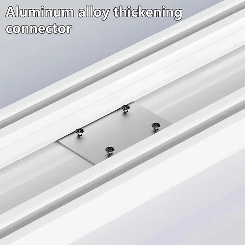 Heavy Duty Double Row Silent Curtain Track for Easy Room Dividers – 2.8M White..