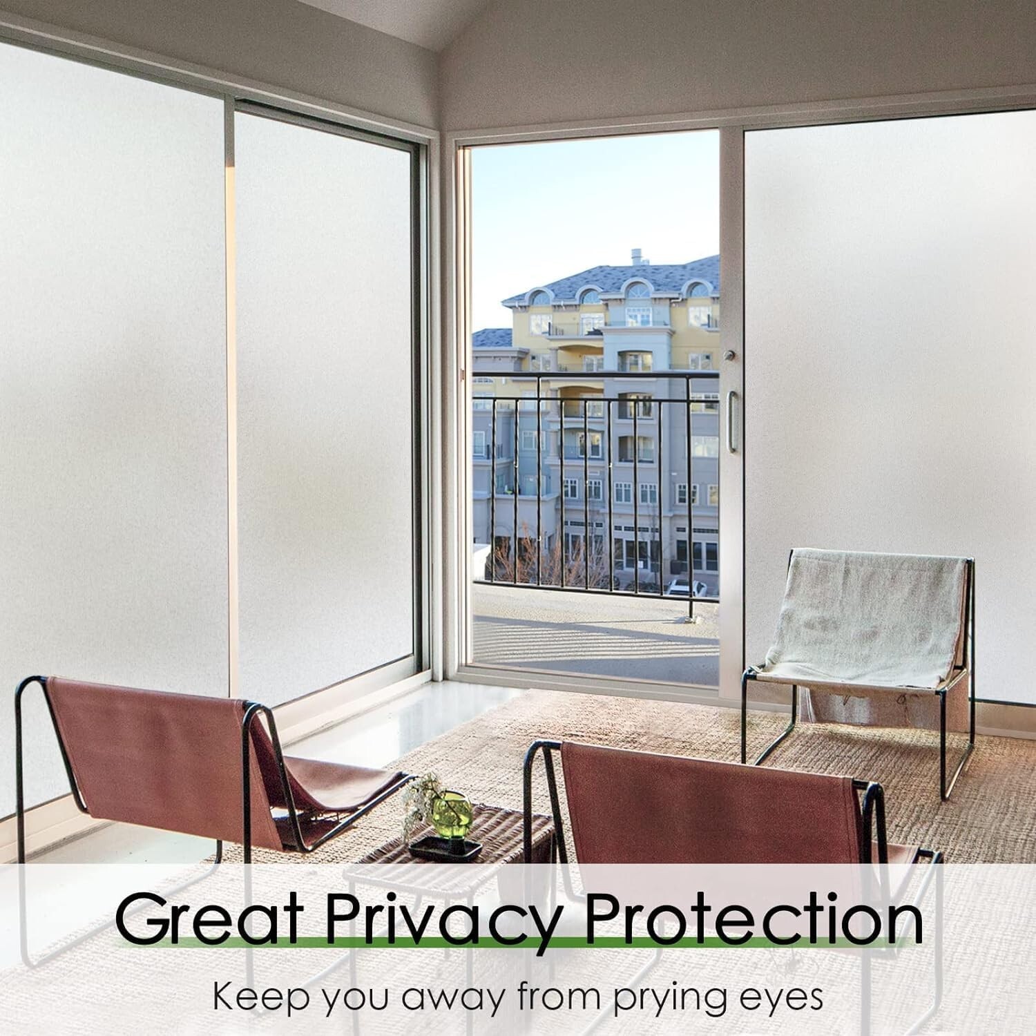 White Frost Privacy window film Made in usa 60 inch x 100 ft