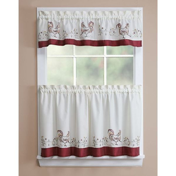Essential Home Rooster Tier Pair 56″ W x 36″ L