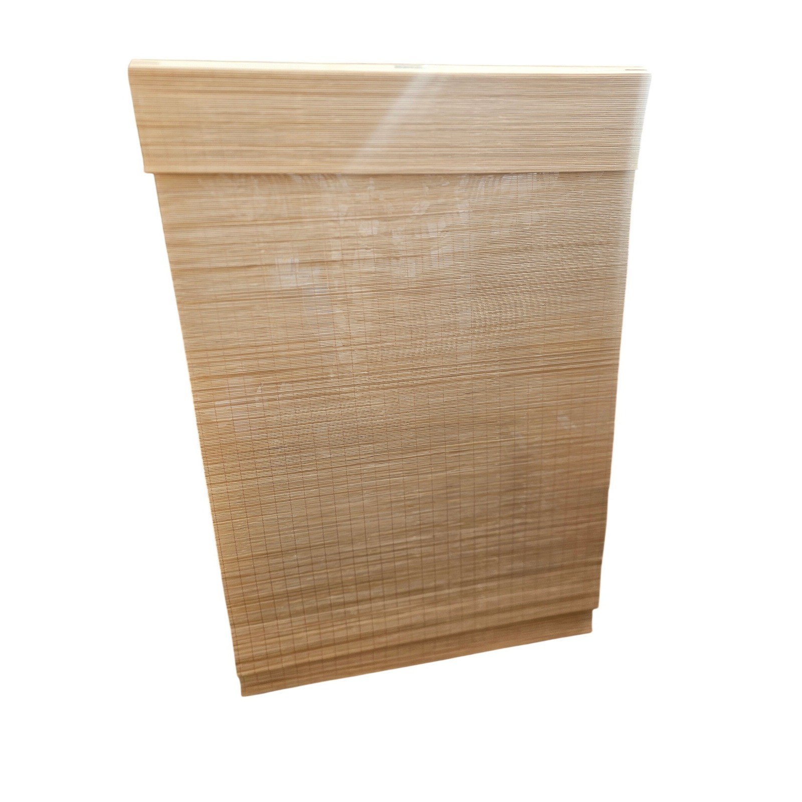 Cordless Bamboo Roman Shades 34.5×64 Driftwood Light Filtering JPT023-DKZLM-045