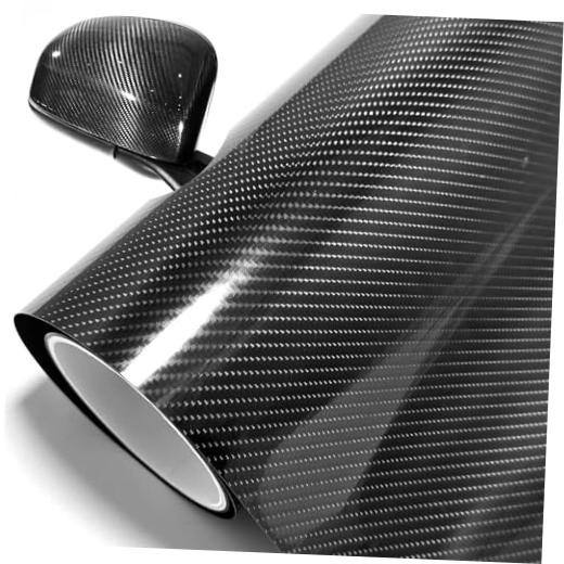 Car Vinyl Wrap 1ft x 5ft – Air Release, Scratch Resistant, Waterproof Black
