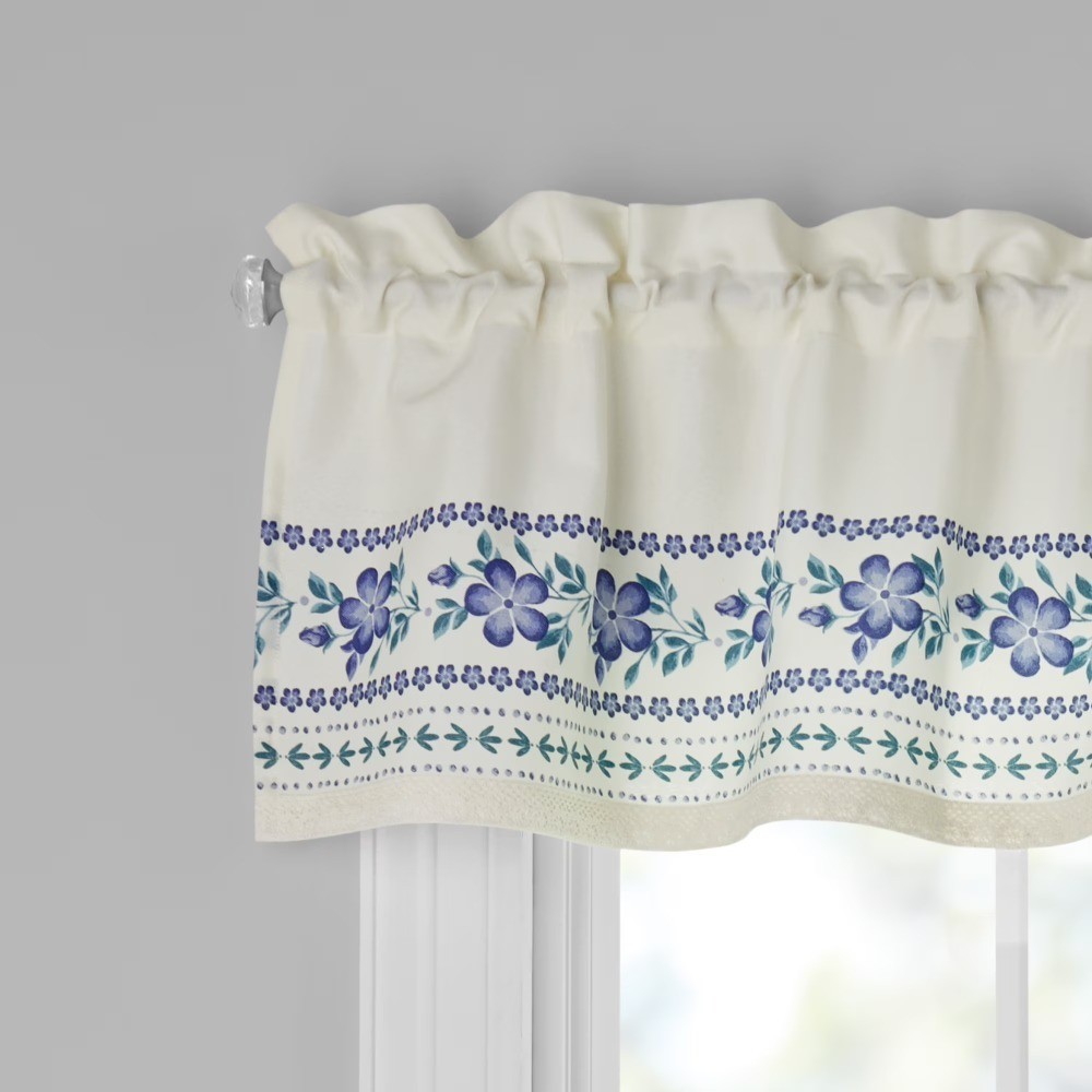 Hattie Border 3 Piece Tier Set, Teal & Perri, Blue/Green, Recycled Polyester,
