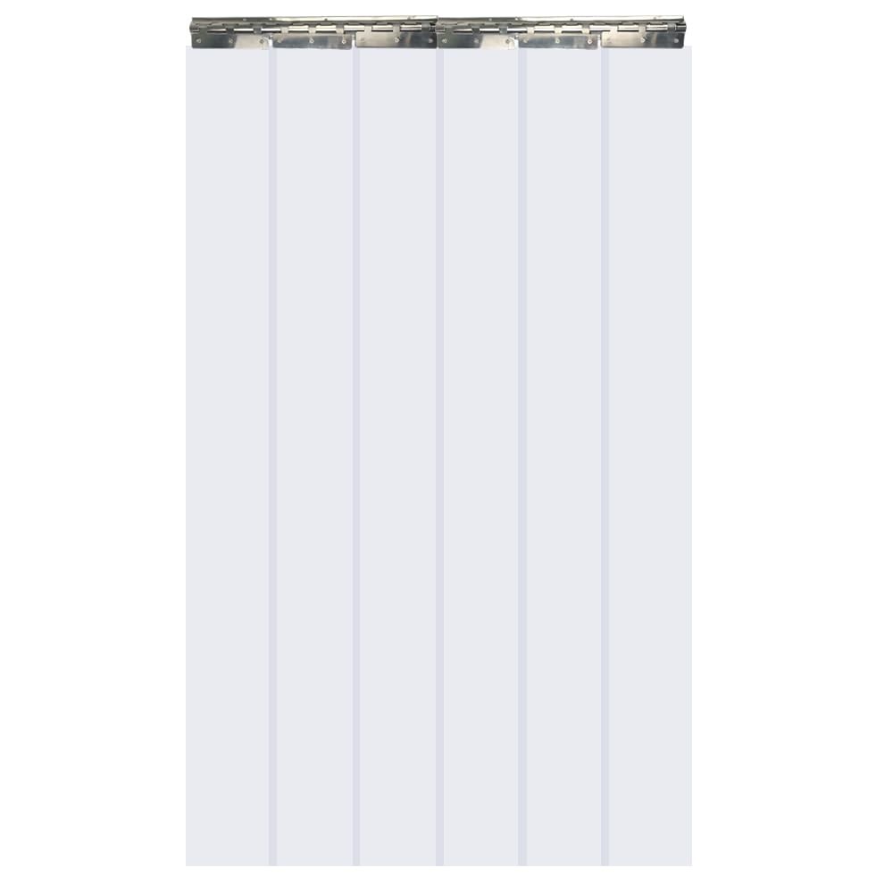 Plastic Vinyl Strip Door Curtain Kit with Hardware – Commercial PVC Strip Cur…