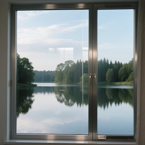 ROLLINDOG Window Protection Film – Self Adhesive Window 24 inch x 100 feet