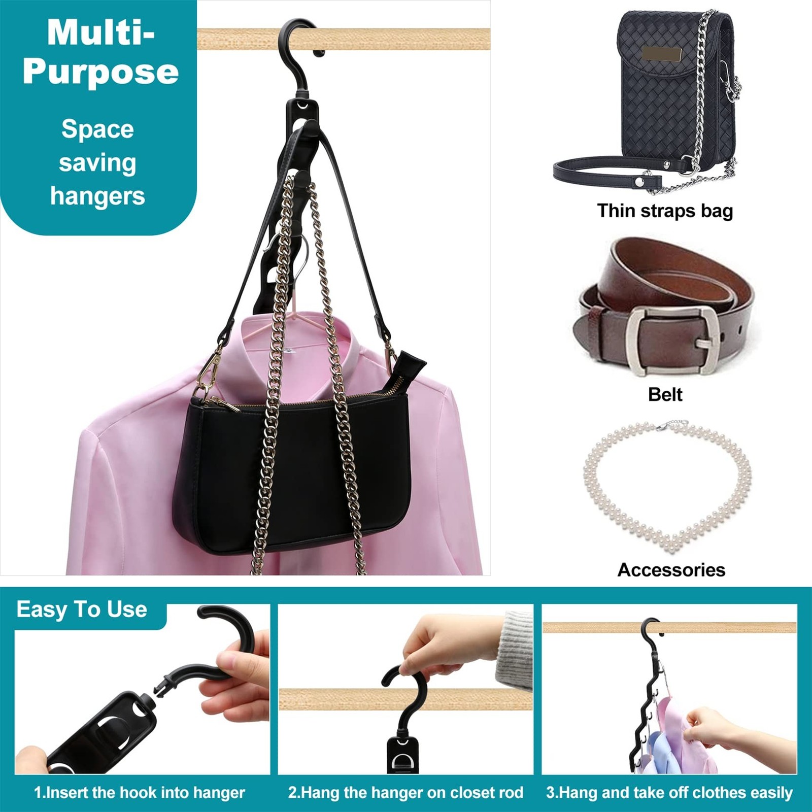 Closet Organizers and Storage,Upgraded Organization and Storage Clothes Hange…