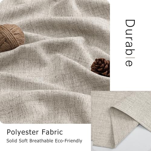 Valance for Window 14 Inch Length, Light 60″W x 14″L (Pack of 1) Linen