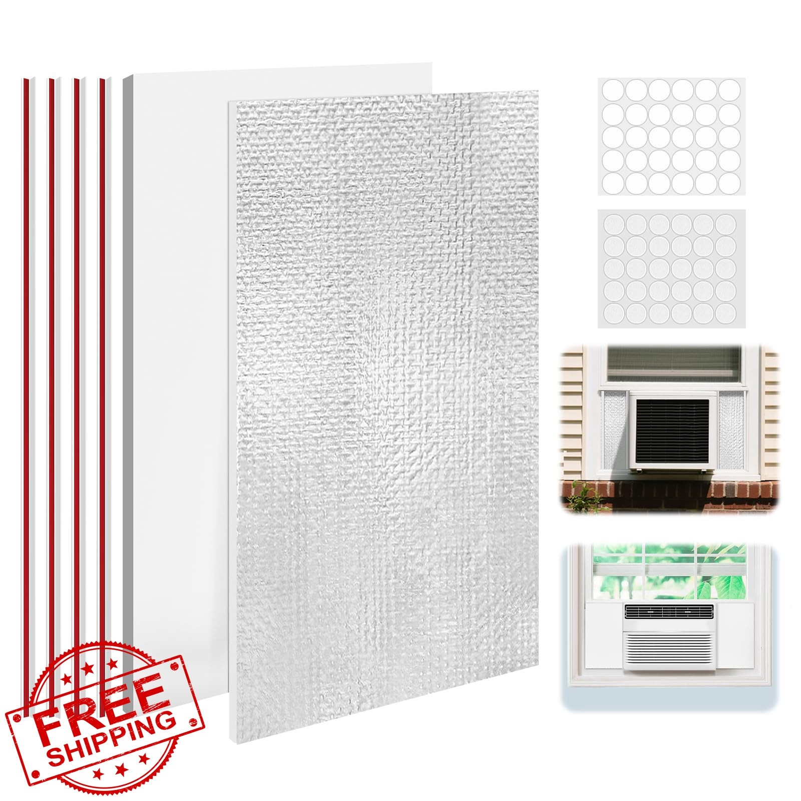 YYGCL Style 2 AC Insulated Foam Panels Window Seal Kit