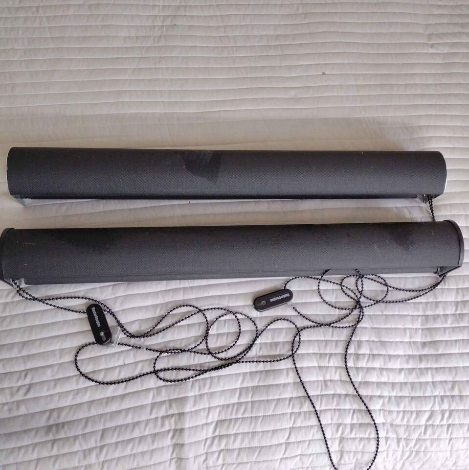 Hunter Douglas Silhouette (Set 2) Window Shade Black Size 30 Adjustable Black