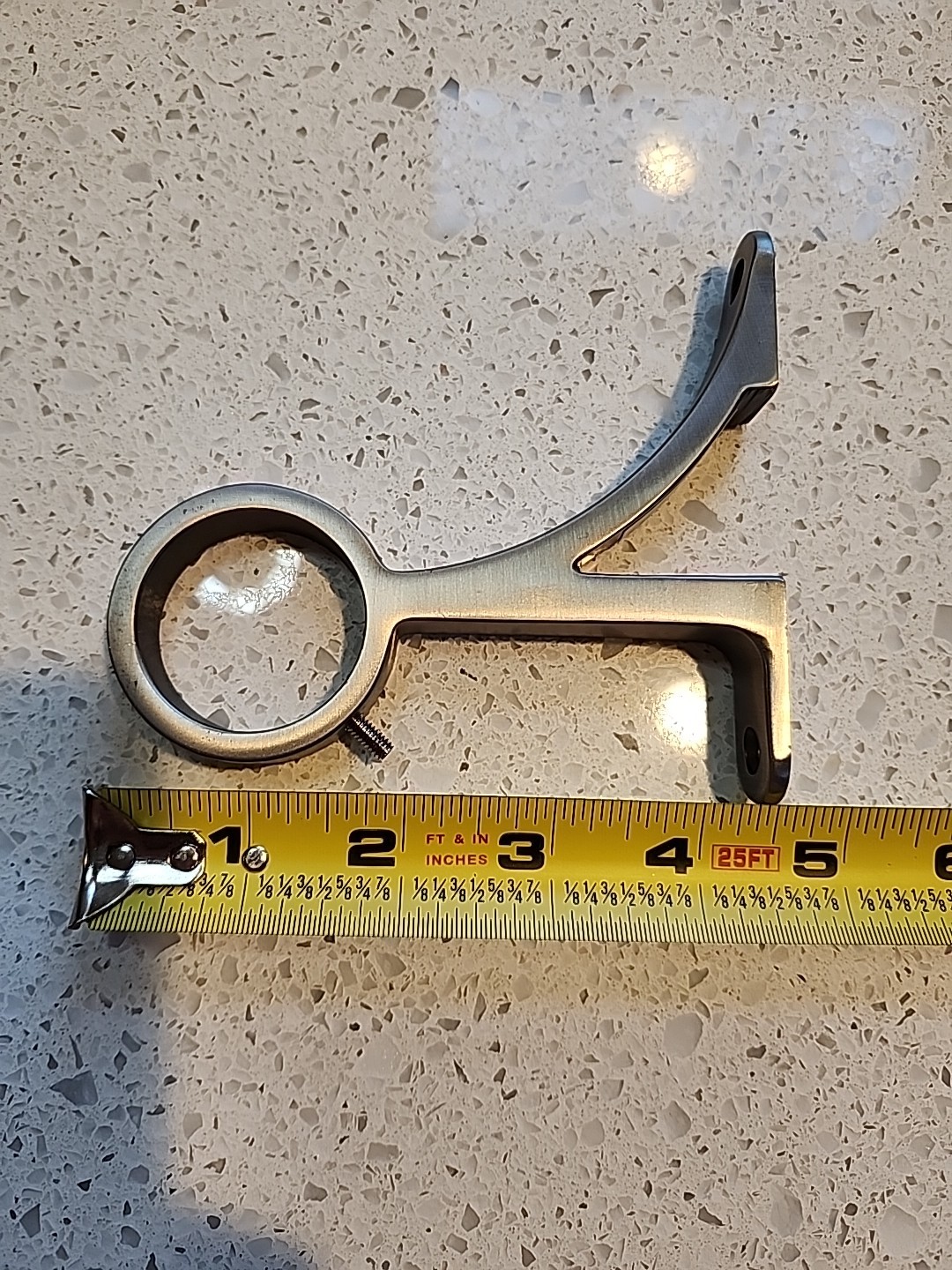 Pottery Barn Standard 1.25″ Single Bracket Pewter Curtain Rod Bracket