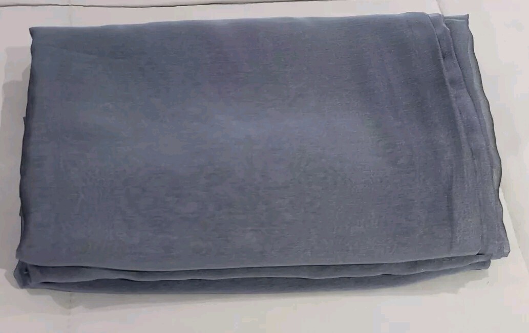 Peri Homeworks Collection Rectangular Scarf Curtain 42×216 Chiffonade Gray