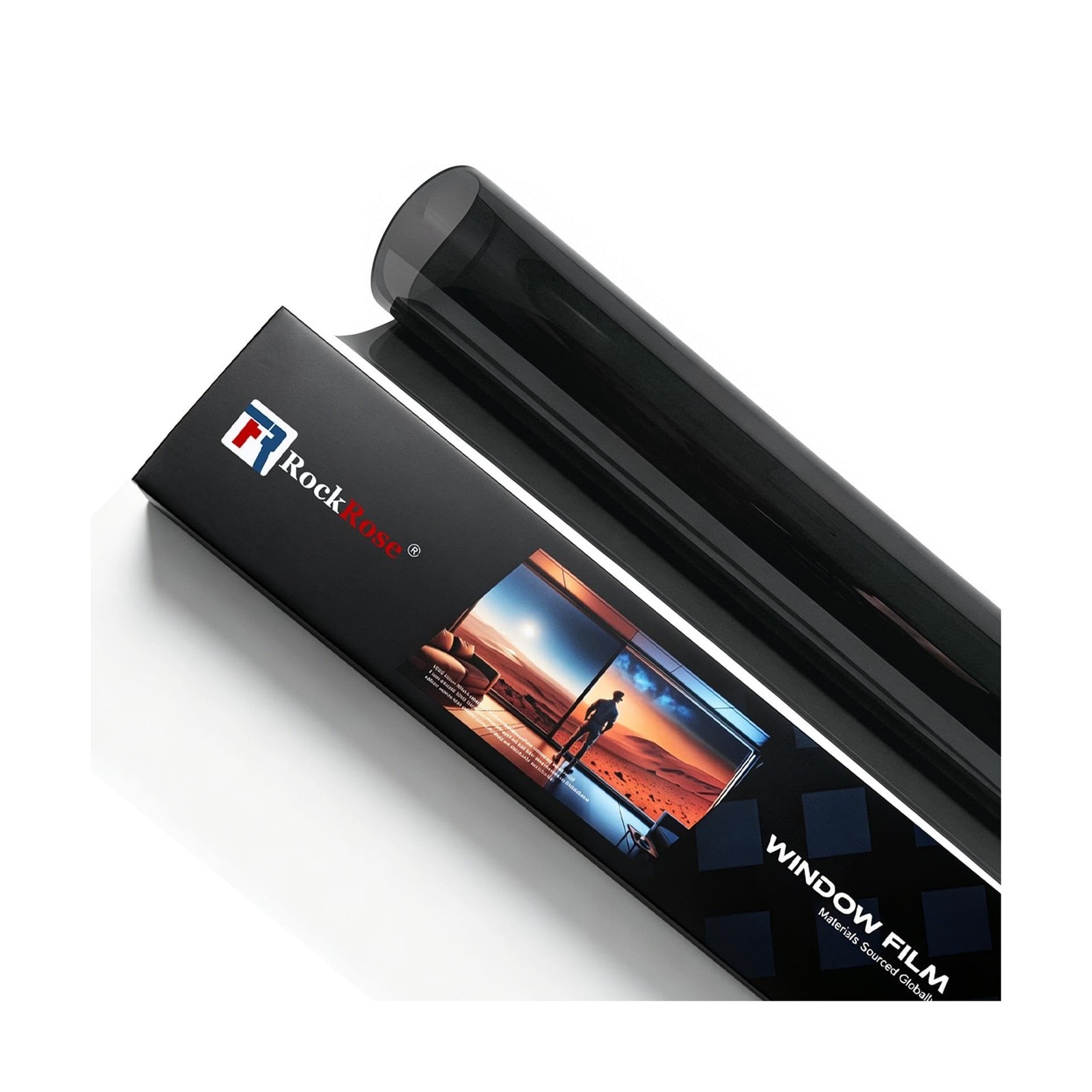 RockRose 15% Premium Carbon Car Window Tint Film 24 in x 100FT 2PLY Charcoal …
