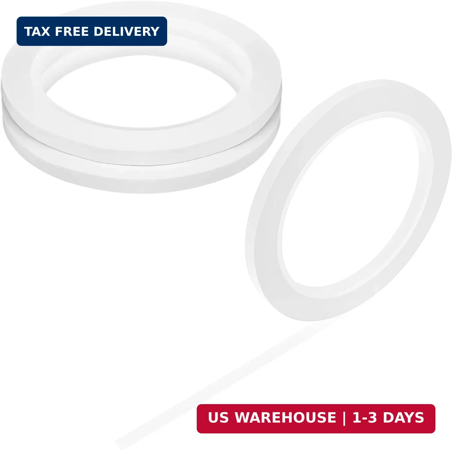 3 Rolls Window Tint Tools Line Tape, Window Film Cutting Guide Tape, 0.24″ W x 7