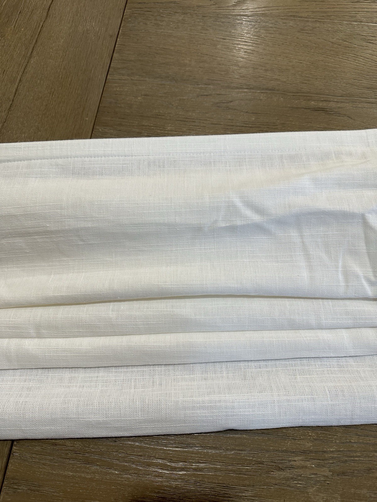 Pottery Barn Emery Roman Shade White 36×64 Replacement Hardware Blackout