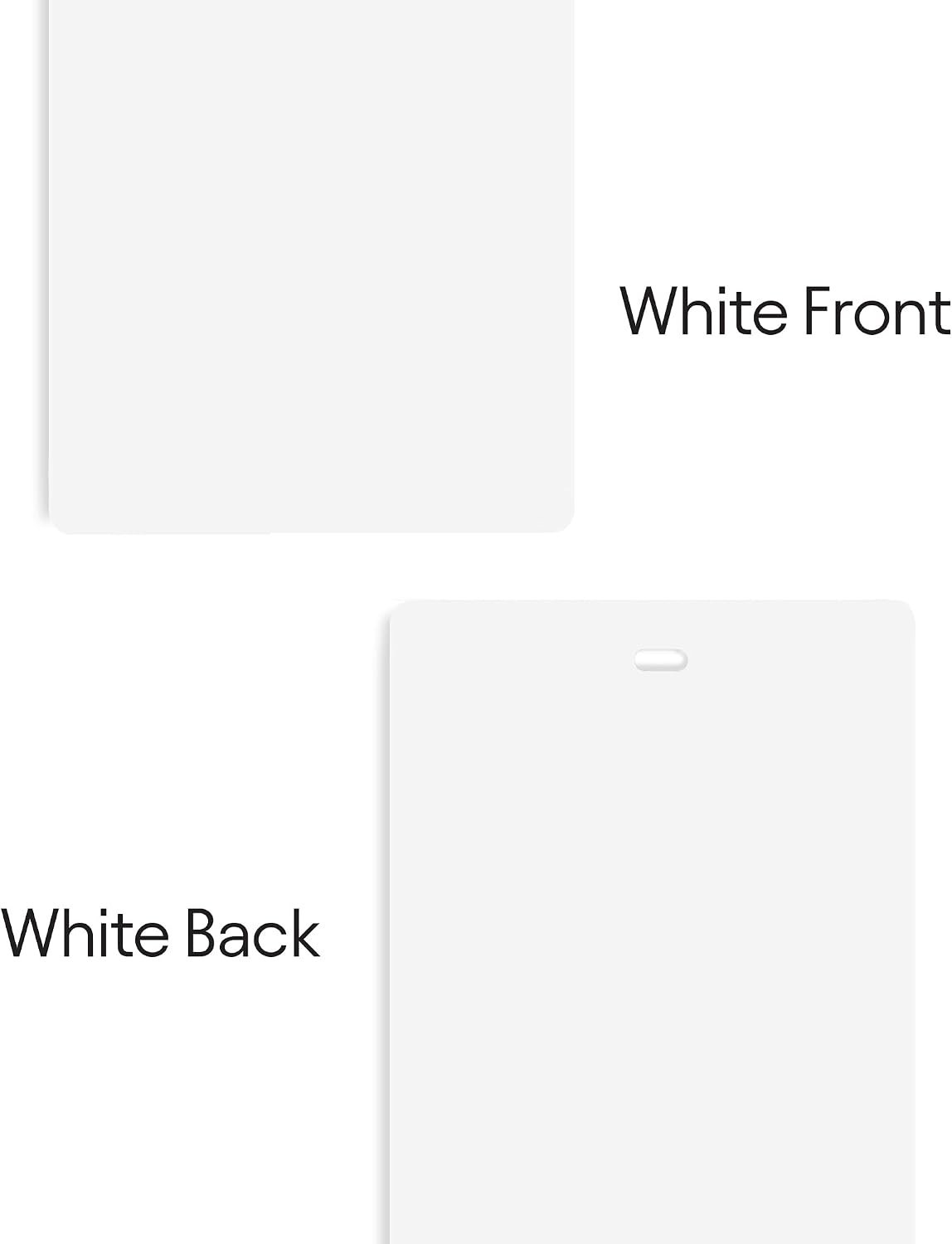 PVC Veritcal Blind Replacement Slats Curved Smooth White 82.5 x 3.5 2-Pack