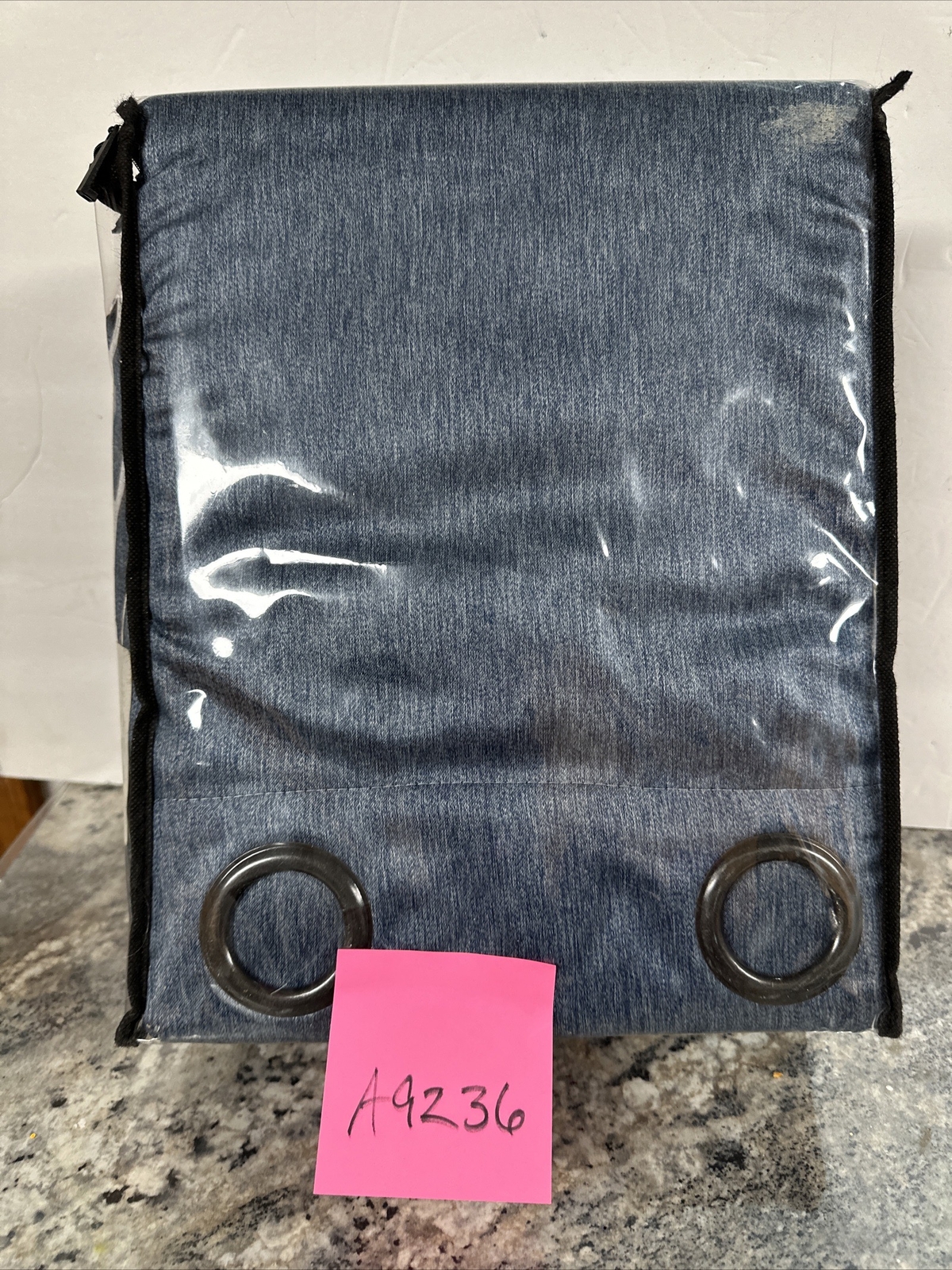 Eclipse Brinkley Indigo Blue 99% Blackout Curtains 52” x 84” 2-Panels New