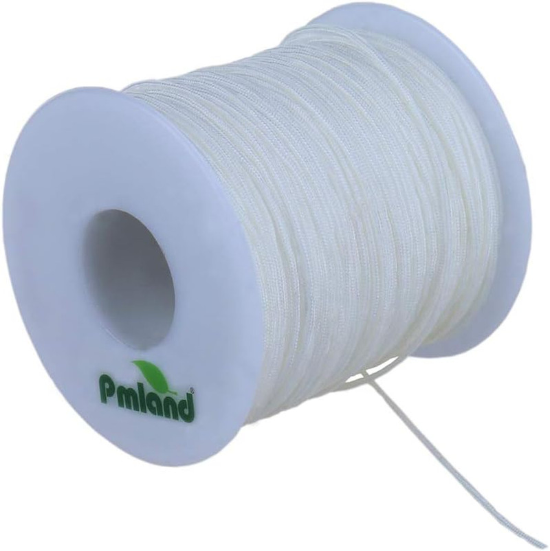 1 X Roll of 100 Yards Lift Shade Cord 0.9 Mm – White