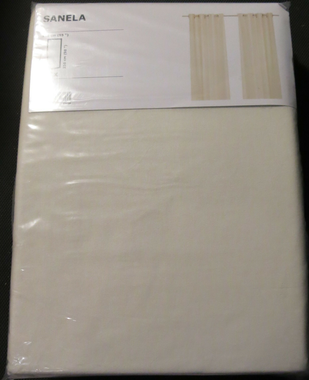 IKEA Sanela VELVET Drapes CURTAINS 2 Panels 98″ Long ALL COLORS Dramatic Classic